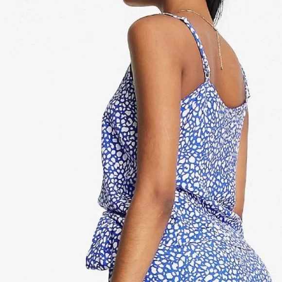 Style Cheat cami top in cobalt blue - Picture 4 of 8